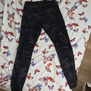 Avia Black and Gray Camouflage Pants